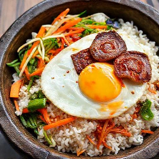 매콤 전복장 비빔밥