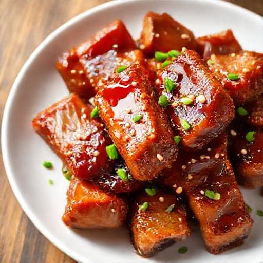 간장 마늘 등갈비구이 (에어프라이어)