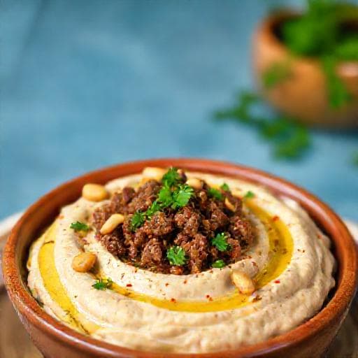 חומוס בשר קלאסי