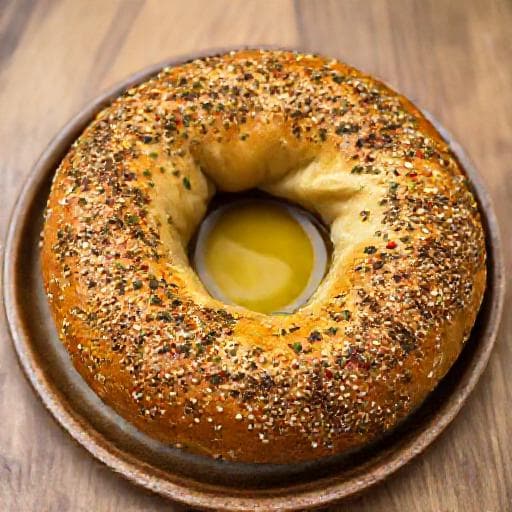 בייגל ירושלמי עם זעתר וסומאק