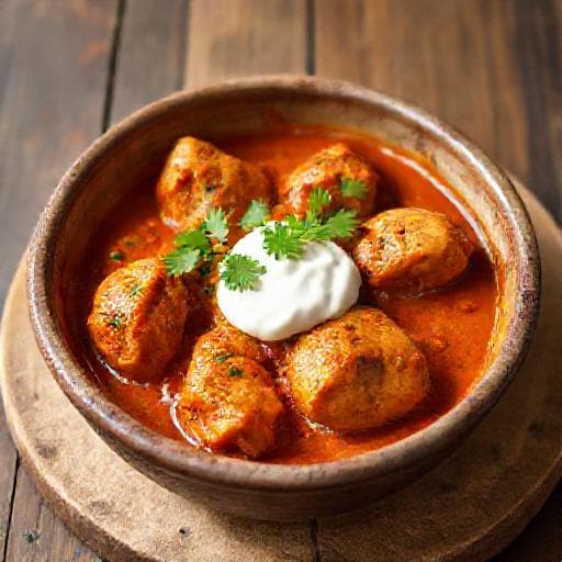 Chicken Tikka Masala mit geräucherten Paprika