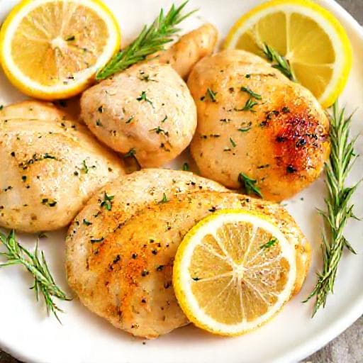 Schnelles Hähnchen aus dem Airfryer mit Zitronen-Kräuter-Marinade