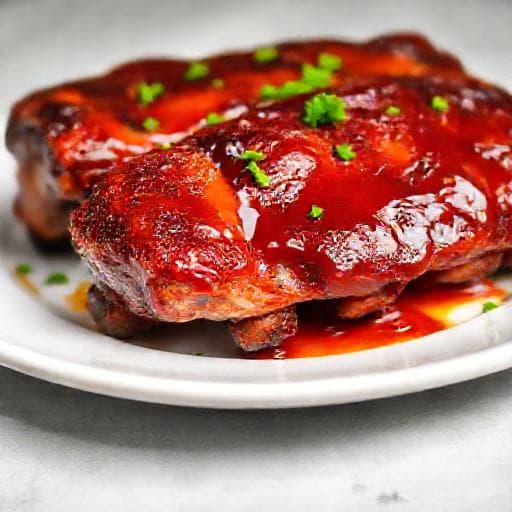 Schnelle BBQ Rippchen aus dem Ofen
