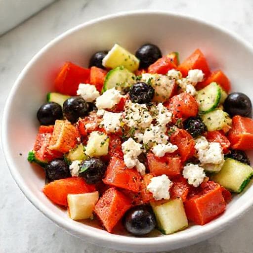 Schneller Griechischer Bauernsalat