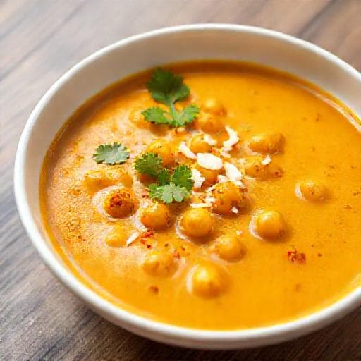 Schnelles Kichererbsen-Curry mit Kokosmilch