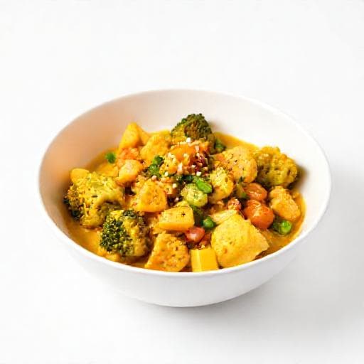 Schnelles Feierabend-Gemüse-Curry