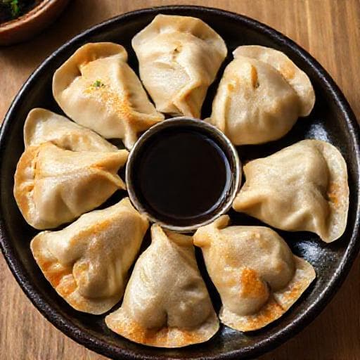Klassische Schweinefleisch-Gyoza