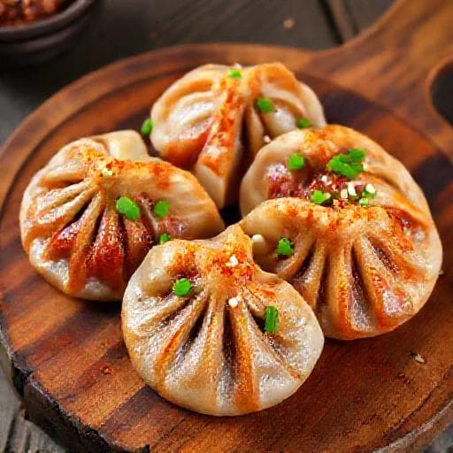 Kimchi-Gyoza mit Schweinefleisch