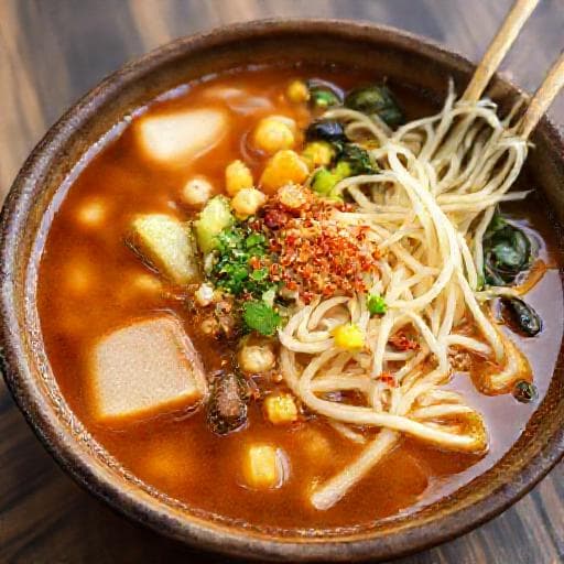 Miso Ramen mit Gemüse