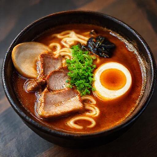 Traditioneller Miso-Ramen