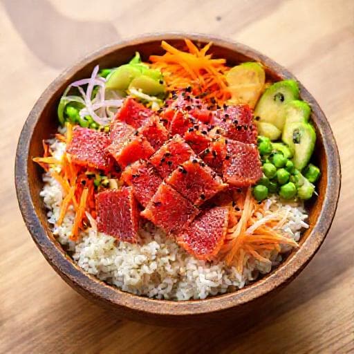 Klassische Poke Bowl