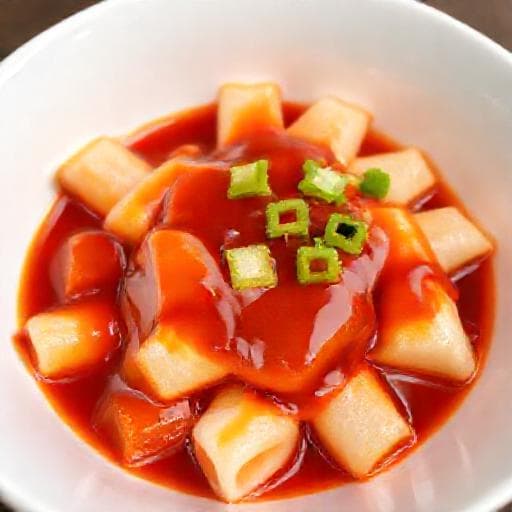 Schnelles Tteokbokki