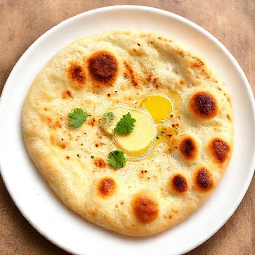 Schnelles Butter Naan (Pfannenversion)
