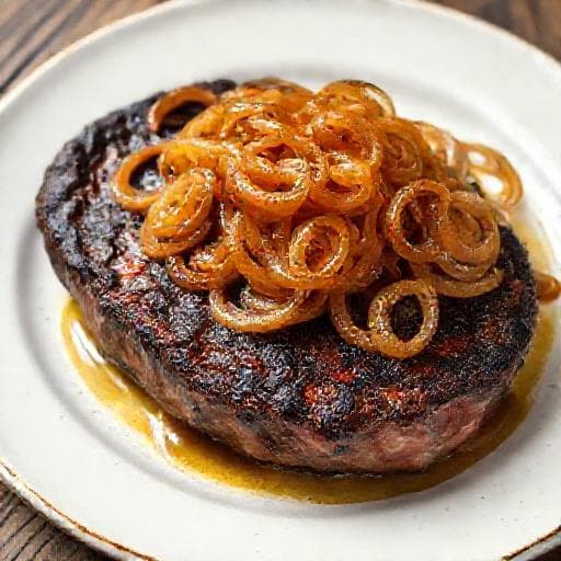 Klassischer Zwiebelrostbraten