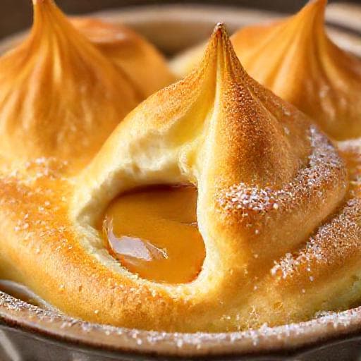 Salzburger Nockerln mit Apfelmus-Füllung