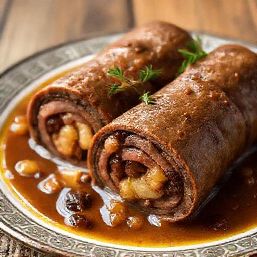 Rinderrouladen nach Rheinischer Art