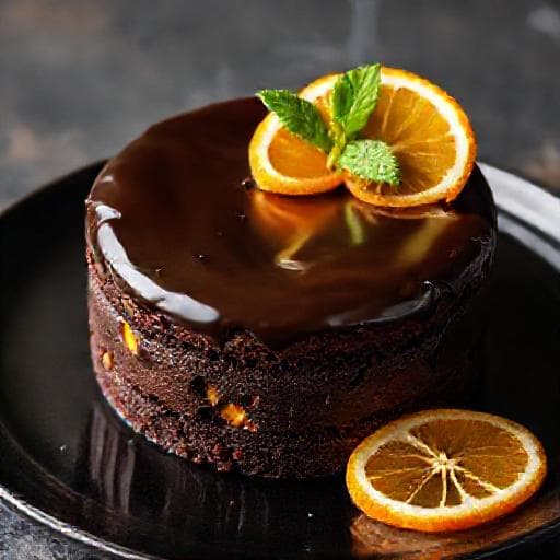Sachertorte mit Orangen-Note