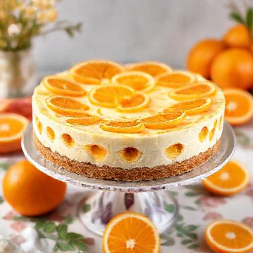 Käsekuchen mit Mandarinen