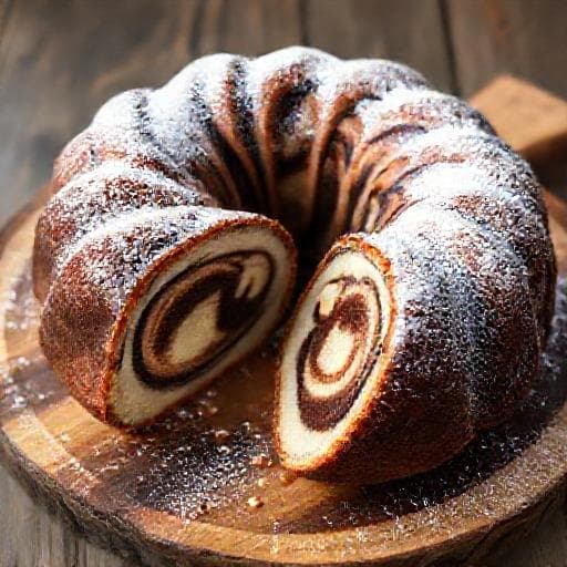 Klassischer Marmorkuchen