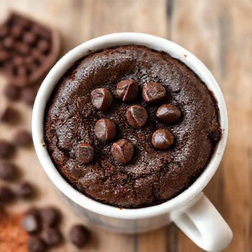 Schneller Schokoladenkuchen aus der Tasse (Mug Cake)