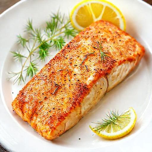 Klassischer Gebratener Lachs