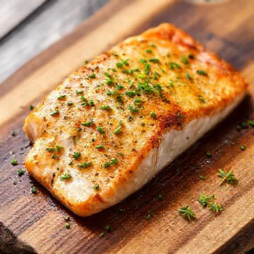 Schneller Gebratener Lachs mit Kräutern