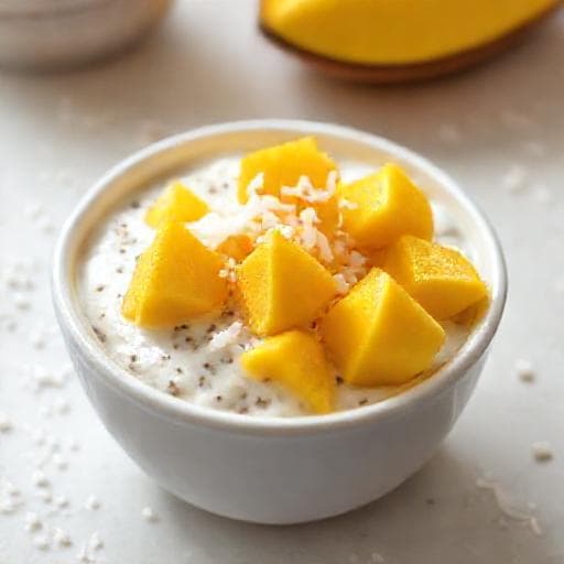 Schneller Chia-Pudding mit Kokosmilch