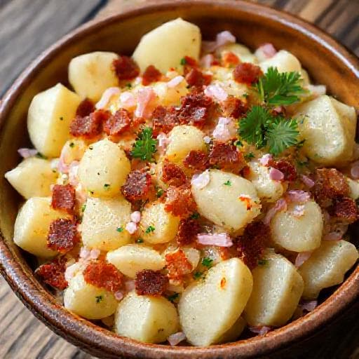 Bayerischer Kartoffelsalat (Traditionell)