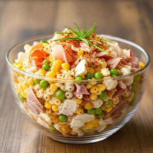 Klassischer Schichtsalat