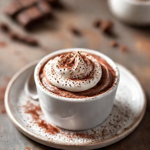 Schnelle Dubai-Schokolade (Mousse-Variante)