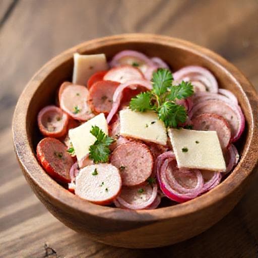 Schneller Wurstsalat nach Zürcher Art
