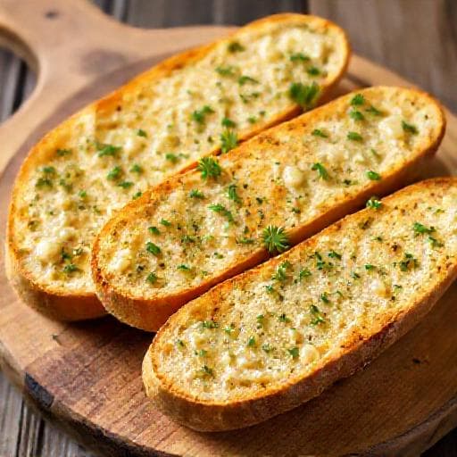 Klassisches Knoblauchbrot