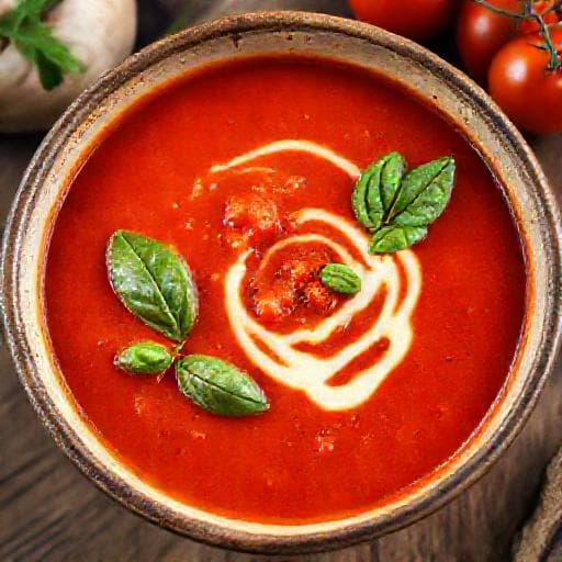 Klassische Tomatensuppe