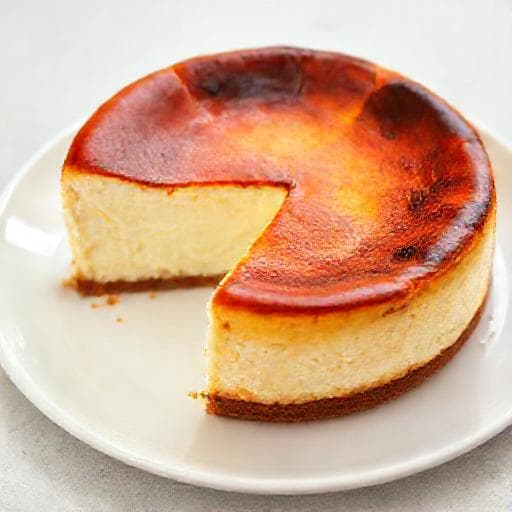 Schneller Baskenland-Käsekuchen (Blitz-Variante)