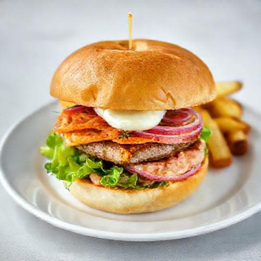 Klassisk Lakseburger