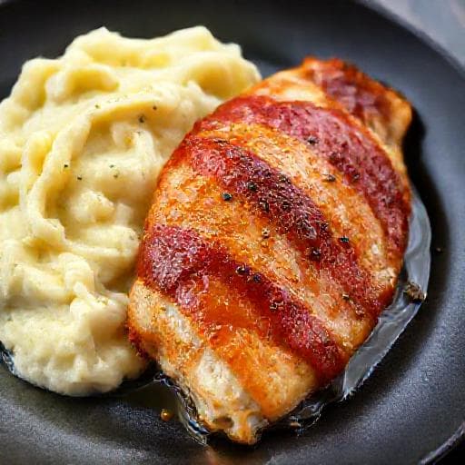 Breiflabb med Bacon og Dijonsennep