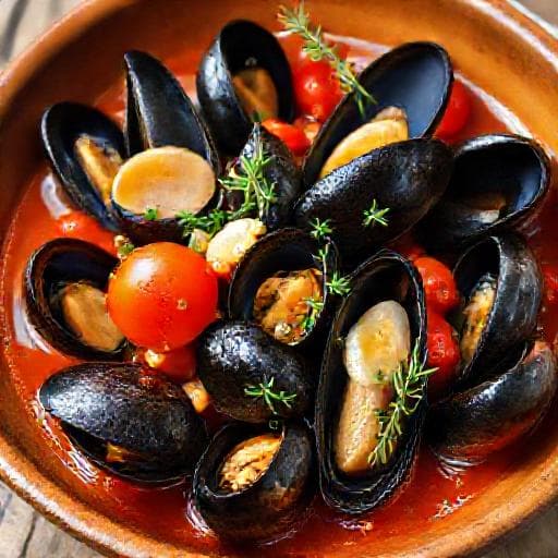 Blåskjell Provençale