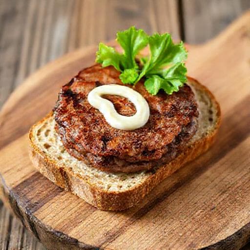 Rask Smørbrød med Karbonade