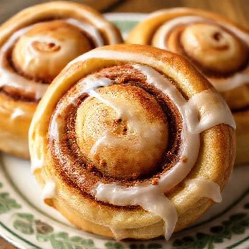 Kanelboller med Kardemomme og Glasur (Vestlandske)