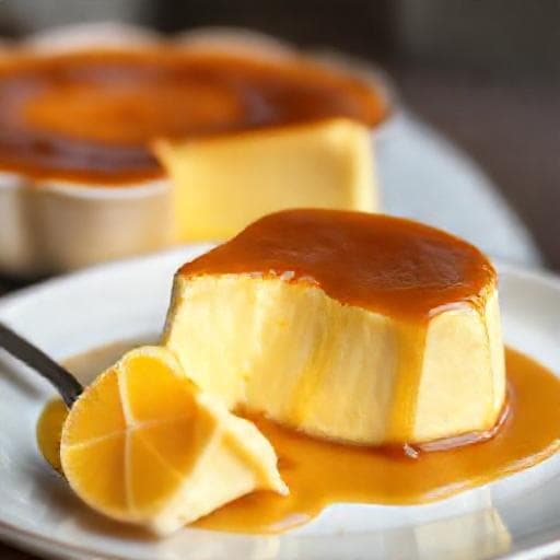 Karamellpudding med Appelsin
