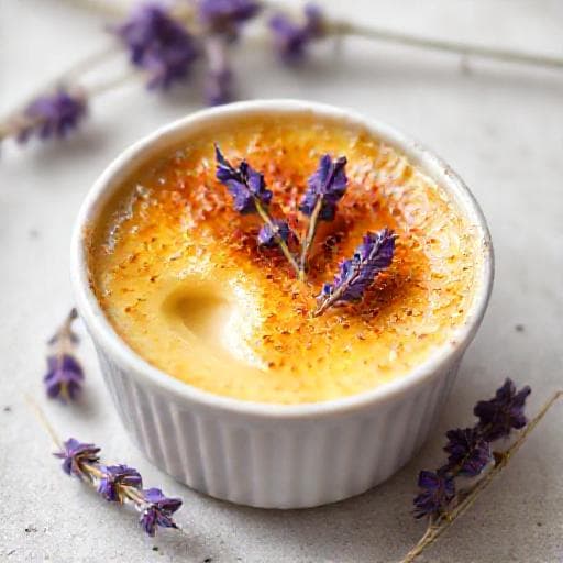 Lavendel Crème Brûlée