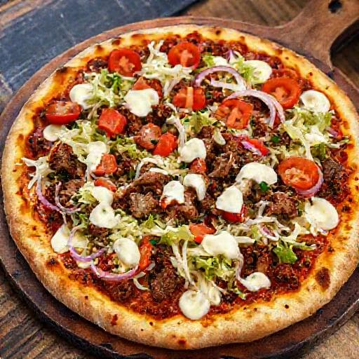 Klassisk Kebabpizza