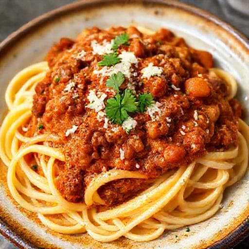 Bolognese med Pancetta og Melk