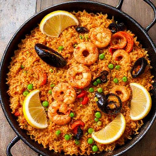 Rask Paella med Sjømat