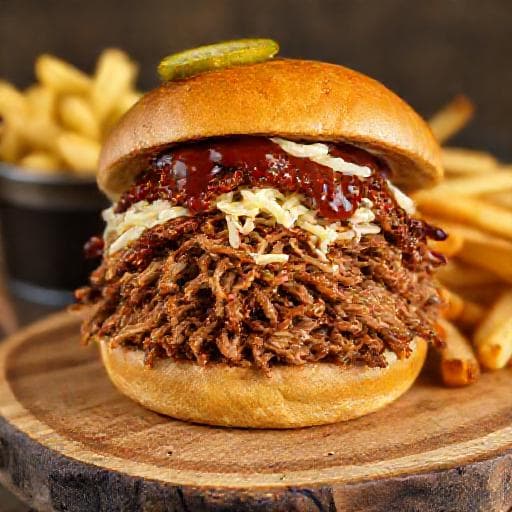 Klassisk Pulled Pork Burger