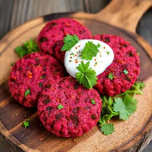 Falafel med Rødbeter og Chili