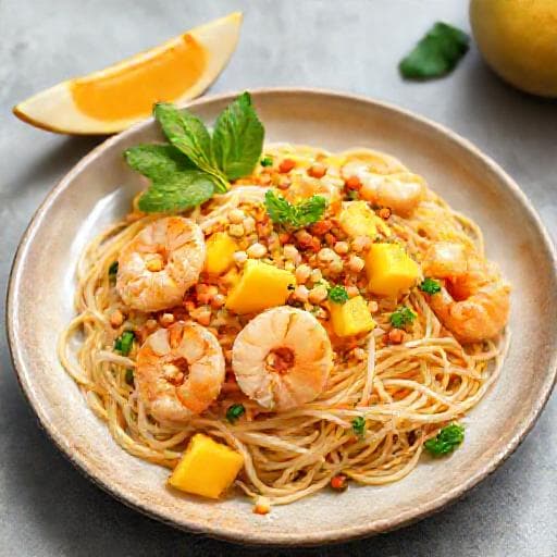 Pad Thai med Reker og Mango (Kreativ Vri)