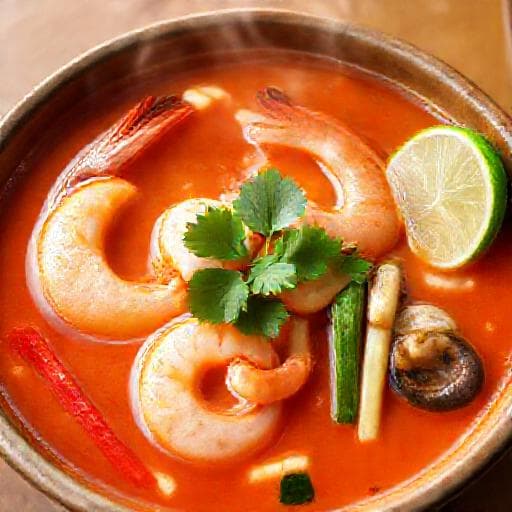 Klassisk Tom Yum Goong (Reker)