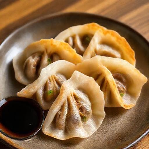 Klassiske Svinekjøtt Gyoza