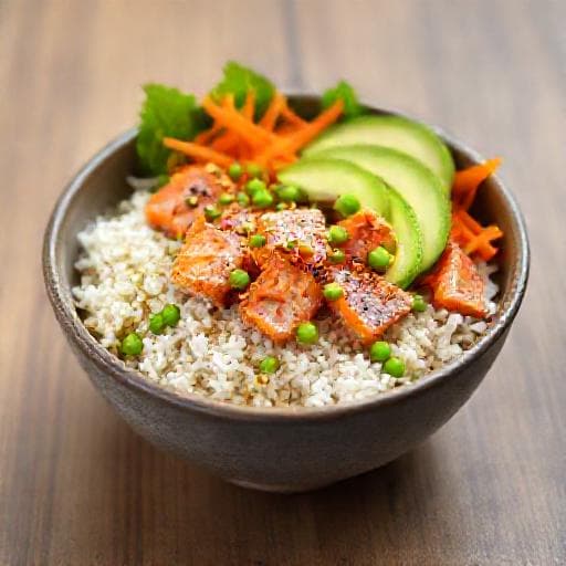 Laks Poke Bowl med Teriyaki
